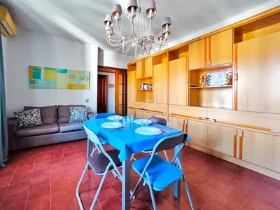 Una cocina o zona de cocina en Apartamento Canet de Mar Playa, Costa de Barcelona
