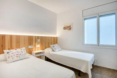 Cama o camas de una habitación en Vicenc