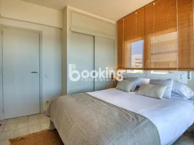Cama o camas de una habitación en Nuevo Sol