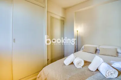 Cama o camas de una habitación en Nuevo Sol