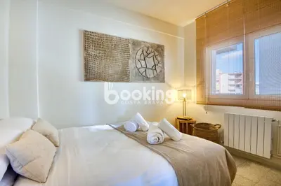 Cama o camas de una habitación en Nuevo Sol