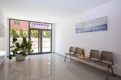 Zona de estar de Laura Modern, sunny apartment in quiet area