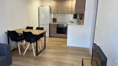 Una cocina o zona de cocina en Lotus Estefanía