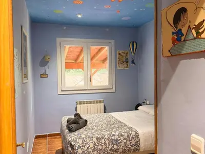 Plano de Una casa ideal para familias o grupos de amigos