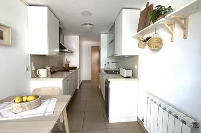 Una cocina o zona de cocina en LETS HOLIDAYS APARTMENT with POOL in QUIET AREA