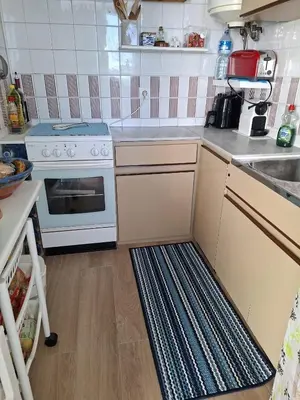 Una cocina o zona de cocina en apartamento con fantásticas vistas