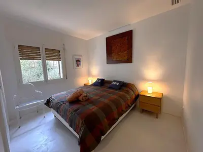 Cama o camas de una habitación en Casa con piscina - ideal familias y grupos en Begur