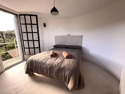 Cama o camas de una habitación en Casa con piscina - ideal familias y grupos en Begur