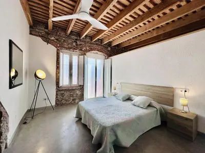 Cama o camas de una habitación en Can Sala CostaBravaSi