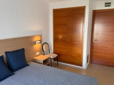 Cama o camas de una habitación en Ukulele Apartment Trimar with Swimming Pool & Parking