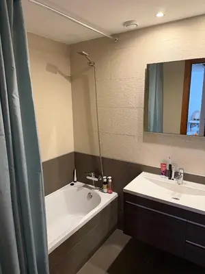 Un baño de Ukulele Apartment Trimar with Swimming Pool & Parking
