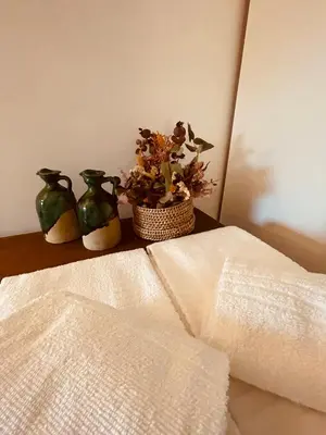 Cama o camas de una habitación en Alojamiento Rural Montseny