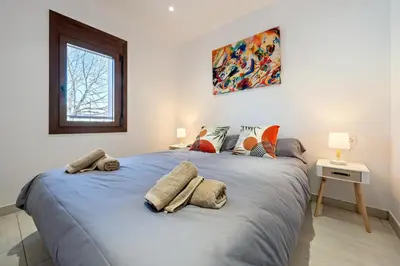 Cama o camas de una habitación en Hauzify I La Caseta