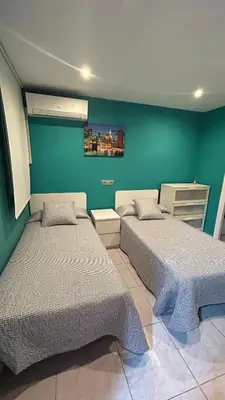 Cama o camas de una habitación en Apartment 2 line to the sea