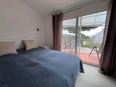 Cama o camas de una habitación en Casa Encina - Kerstin Bruns