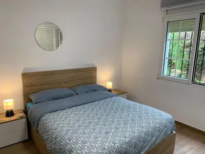 Cama o camas de una habitación en Kerstin Bruns-Casa Elia