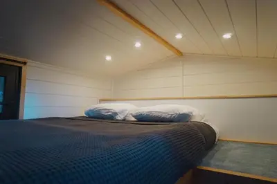 Cama o camas de una habitación en Tiny Clariana by Tiny Away