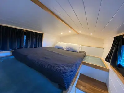 Cama o camas de una habitación en Tiny Clariana by Tiny Away