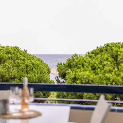 Beachfront sea view