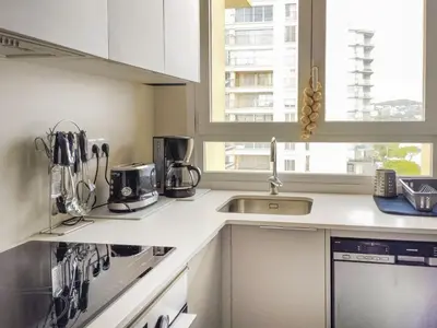 Una cocina o zona de cocina en Apartment Los Laureles Blancos by Interhome