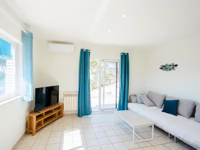 Una televisión o centro de entretenimiento en Villa Lemon Azul-2 by Interhome