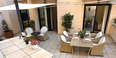 Zona de estar de NEXTHOME Chill Out & Pool City Center