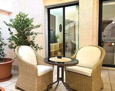 Zona de estar de NEXTHOME Chill Out & Pool City Center