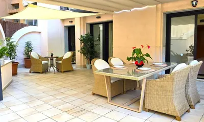 Zona de estar de NEXTHOME Chill Out & Pool City Center