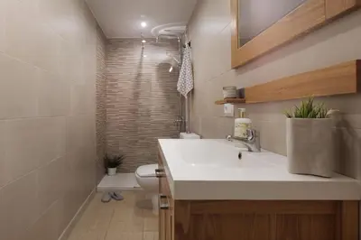 Un baño de LETS HOLIDAYS Beach Apartment in Tossa