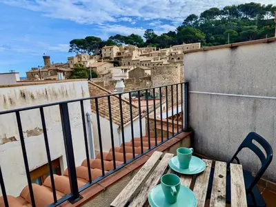 Un balcón o terraza de EVH131 Duplex en el casco antiguo