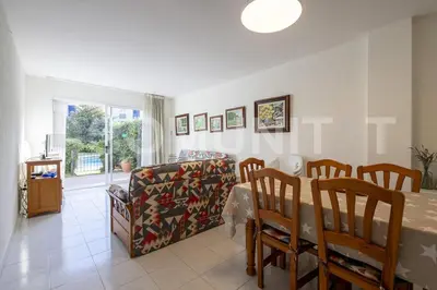 Zona de estar de Apartamento céntrico con piscina y aparcamiento
