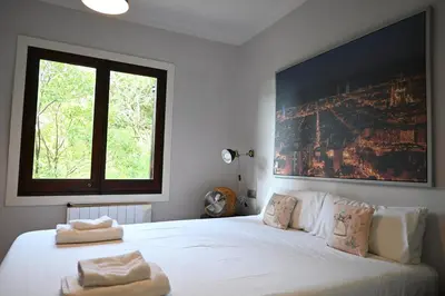 Cama o camas de una habitación en Homenfun Costa Brava Begur Villa