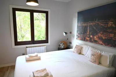 Cama o camas de una habitación en Homenfun Costa Brava Begur Villa