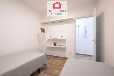 Cama o camas de una habitación en Apartament Marea Baixa