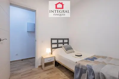 Cama o camas de una habitación en Apartament Marea Baixa