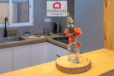 Una cocina o zona de cocina en Apartament Marea Baixa