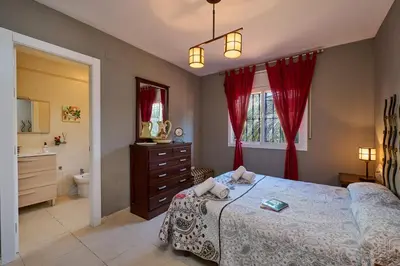 Cama o camas de una habitación en Villa Sol y Mar - Lloret de Mar