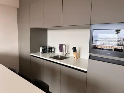 Una cocina o zona de cocina en Bell Port Palamos
