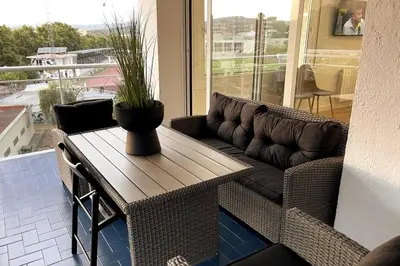 Zona de estar de Lux 3-Bedroom Apartment In The Center