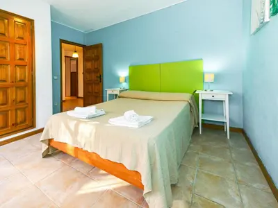Cama o camas de una habitación en Villa de lujo con piscina privada y wifi - ES-360-2