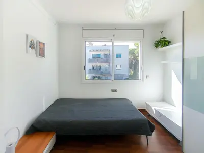 Cama o camas de una habitación en Casa Moderna con Jardín y Piscina Privada – Santa Cristina d’Aro - ES-360-1
