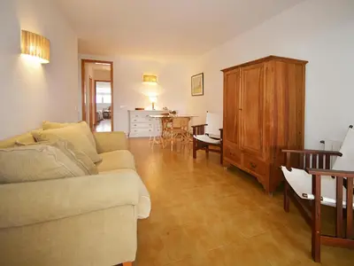 Zona de estar de Apartamento Terraza y Jardín en Platja d'Aro - ES-360-9