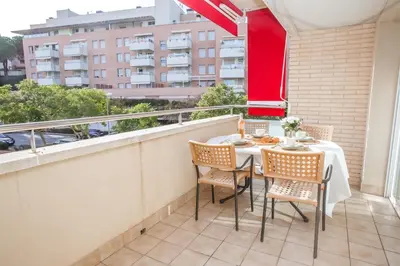 Un balcón o terraza de Valeria Cozy new apartment 2025