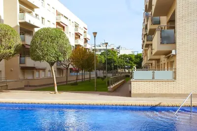 Piscina en o cerca de Valeria Cozy new apartment 2025