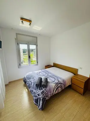 Cama o camas de una habitación en Comfortable apartamento Luxury, Lloret de Mar