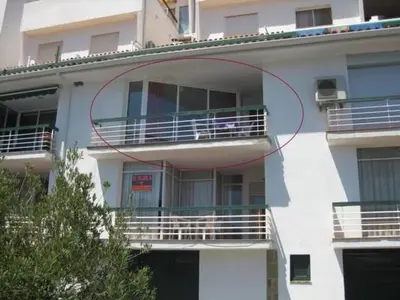 Un balcón o terraza de Apartment Salions by Interhome