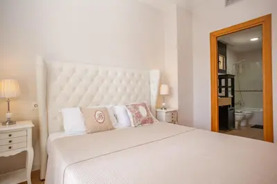 Cama o camas de una habitación en Casa A1 Beautiful house few steps from the beach
