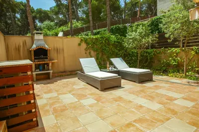 Jardín al aire libre en Casa A1 Beautiful house few steps from the beach