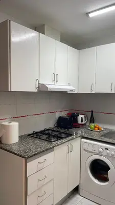 Una cocina o zona de cocina en Comfortable apartamento Costa Zeus