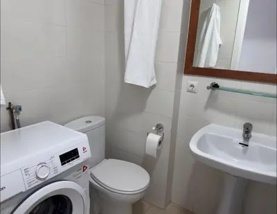 Un baño de Apartamentos Brisa Marina